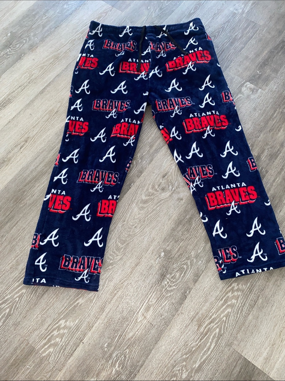 Navy & Red Pajama Pants